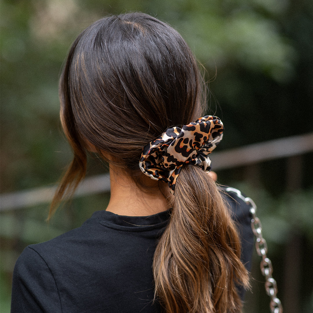 Scrunchie - Animal Print Medium