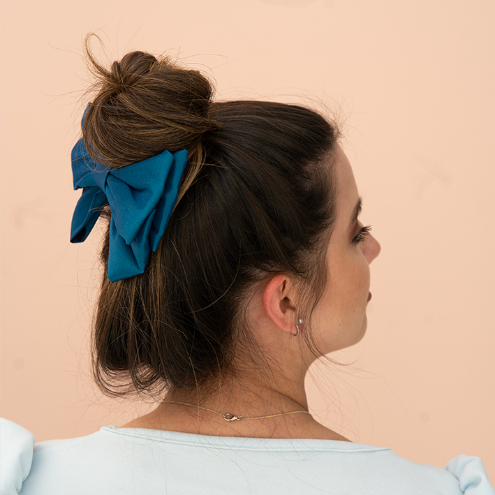 Moño - Turquoise Bow